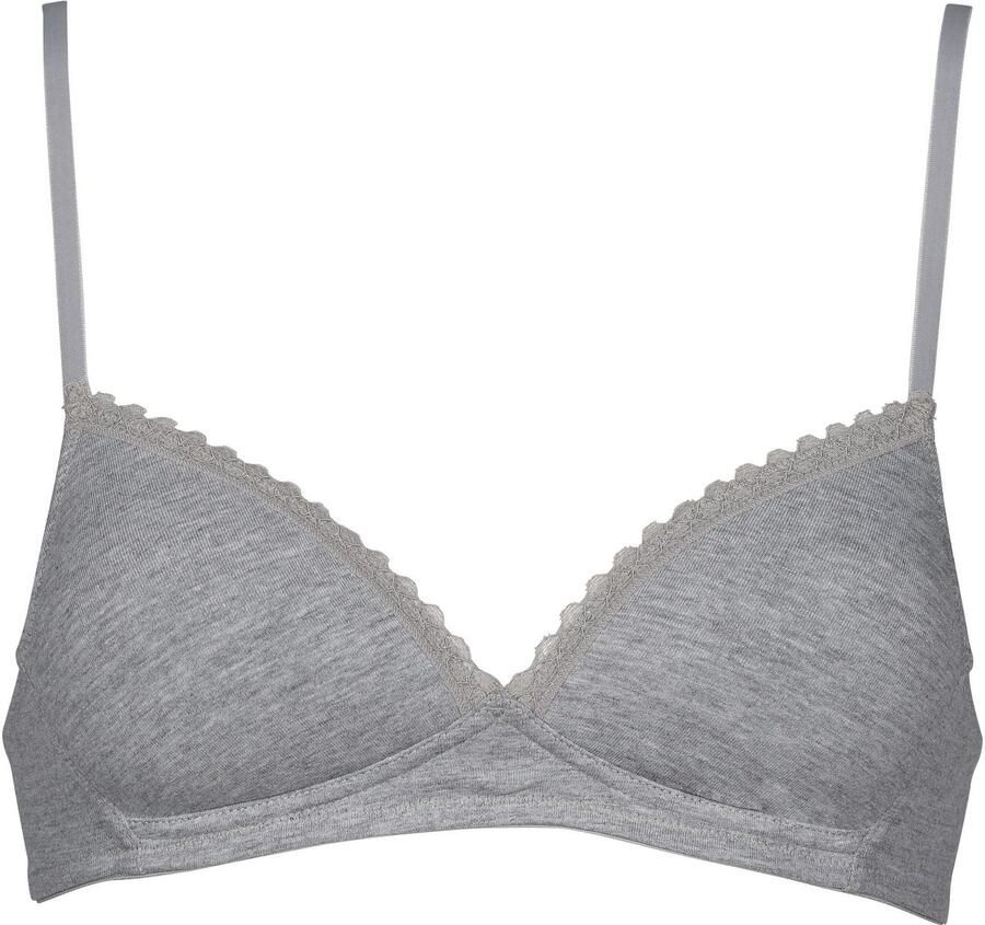 Mustang Soft-bh Padded cotton bra met kant gewatteerd zonder beugel basic katoenmix (Set van 2) - Foto 2