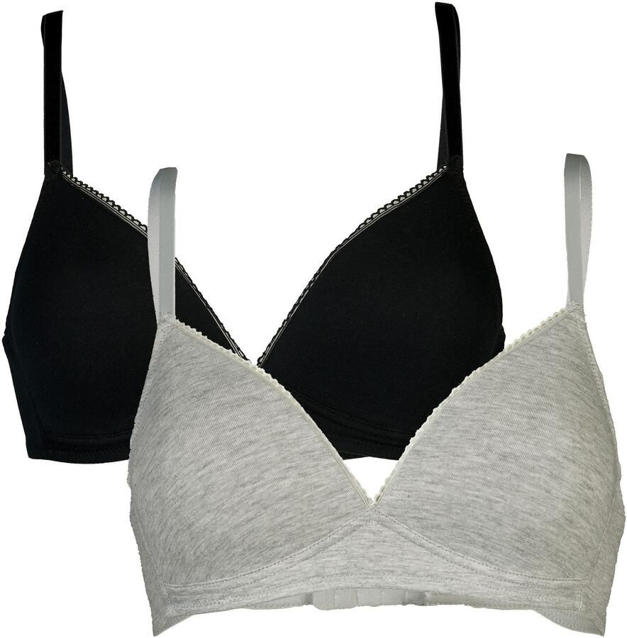 Mustang Soft-bh Padded cotton bra platte afwerking gewatteerd zonder beugel basic katoenmix - Foto 2