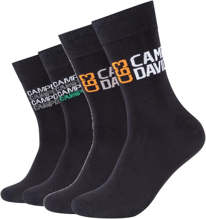 Mustang Sokken Casual met merklogo (4 paar) - Foto 3