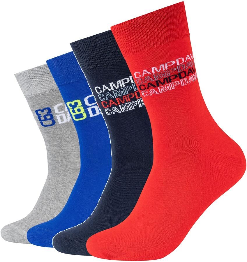 Mustang Sokken Casual met merklogo (4 paar) - Foto 4