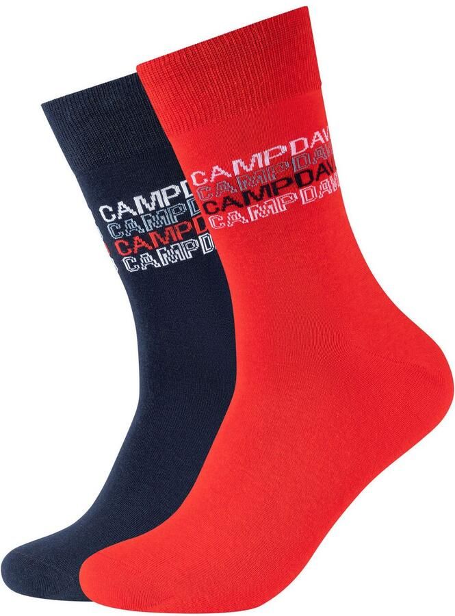 Mustang Sokken Casual met merklogo (4 paar)