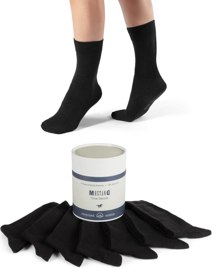 Mustang Sokken Casual met zachte teennaad (7 paar)