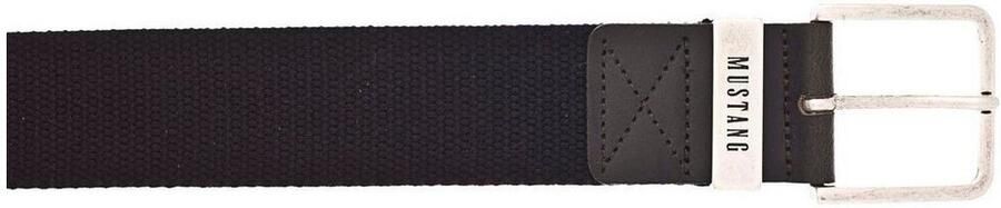 Mustang Stoffen riem Sluiting met used-look lus met logo-opdruk - Foto 3