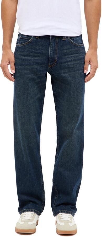 Mustang Straight fit jeans met labelpatch model 'TRAMPER' - Foto 4