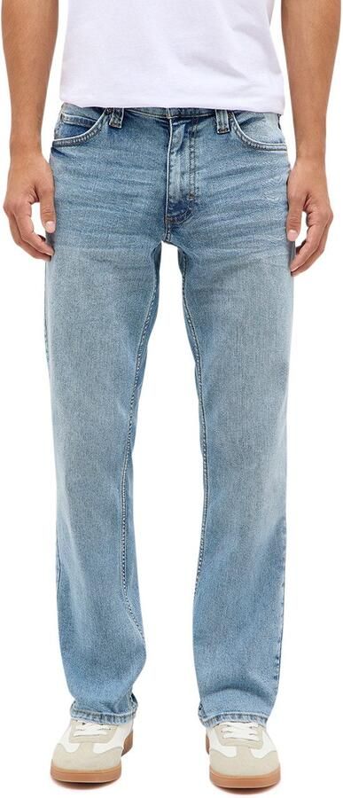 Mustang Straight fit jeans met labelpatch model 'TRAMPER' - Foto 2