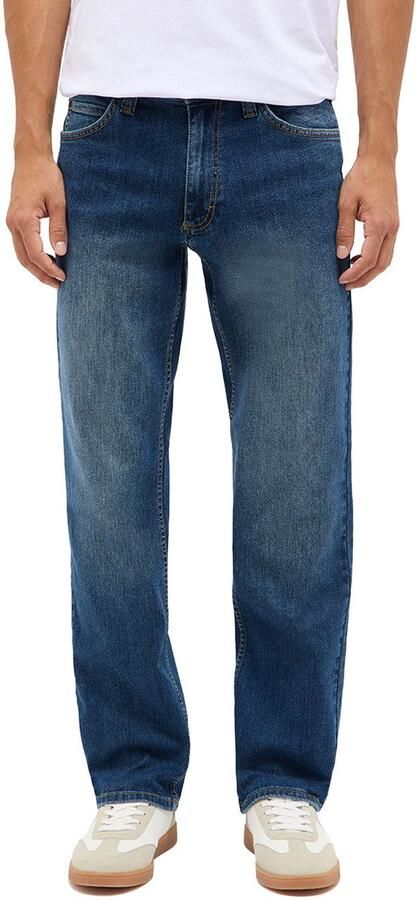 Mustang Straight fit jeans met labelpatch model 'TRAMPER' - Foto 4