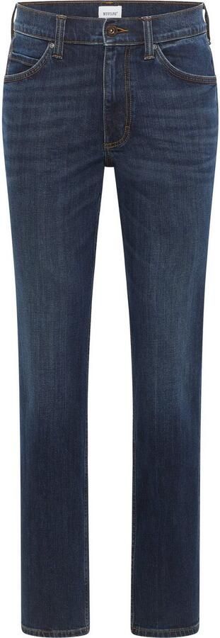 Mustang Straight fit jeans met labelpatch model 'TRAMPER' - Foto 3