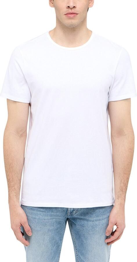 Mustang Klassiek T-shirt 2-pack korte mouw White Heren - Foto 3