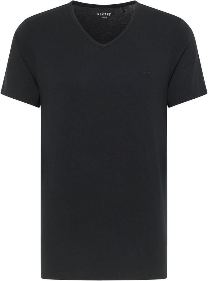 Mustang Amado 2-Pack Korte Mouw T-shirt Black Heren