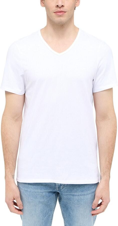 Mustang Amado 2-Pack Korte Mouw T-shirt White Heren - Foto 3