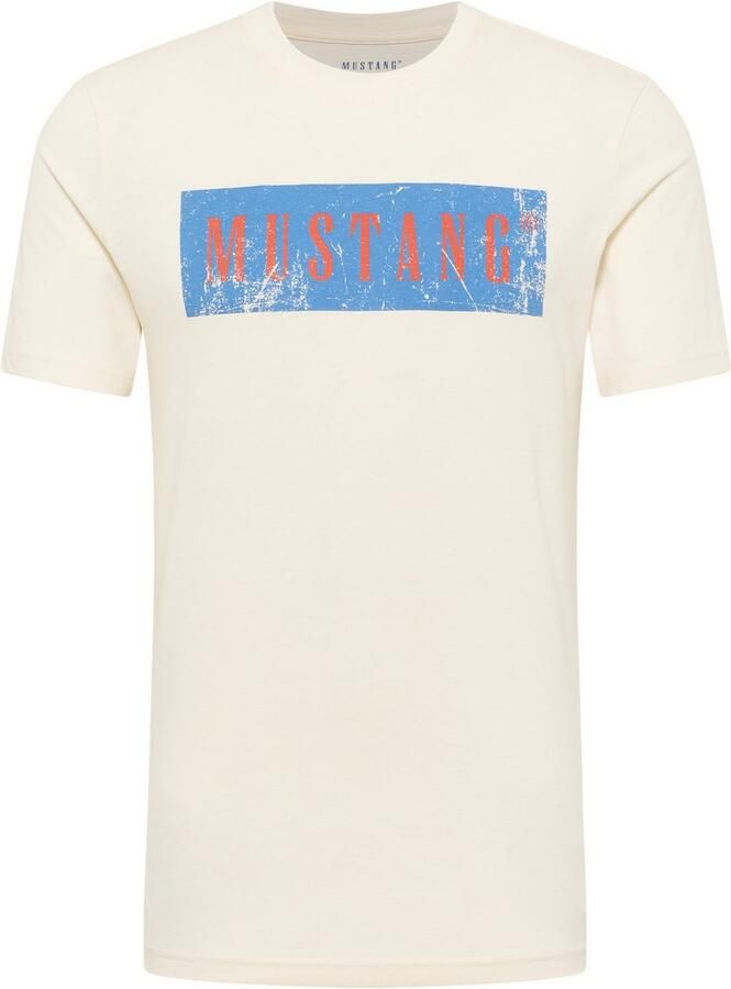 Mustang T-shirt met logo-opschrift - Foto 2