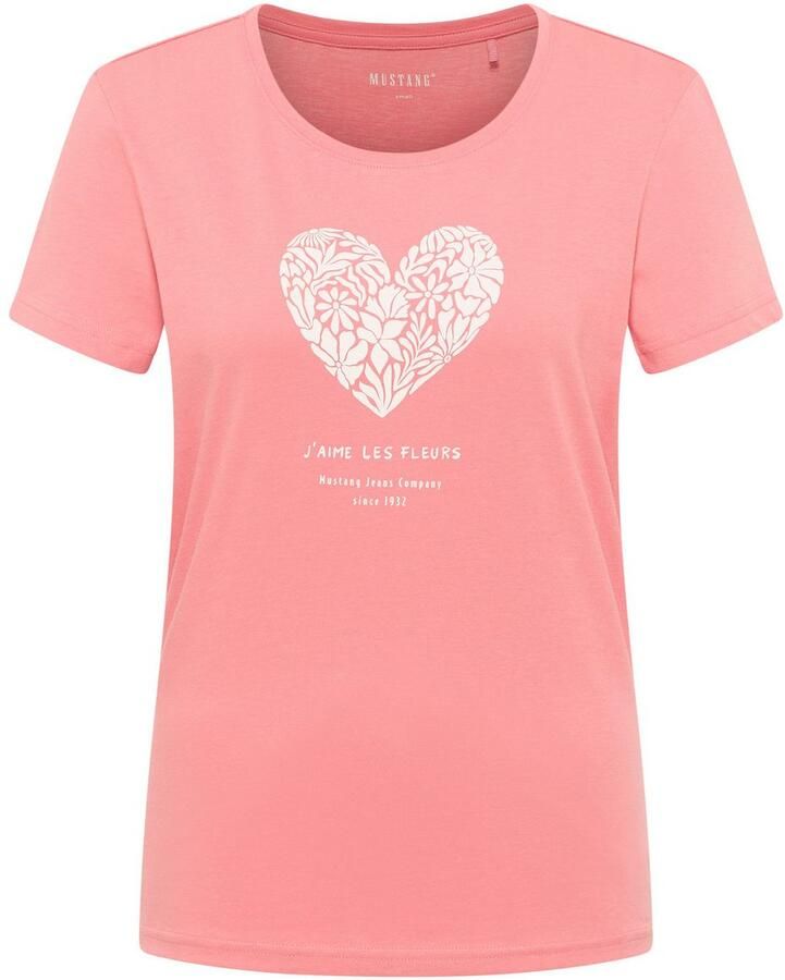 Mustang T-shirt Style Alma met frontprint