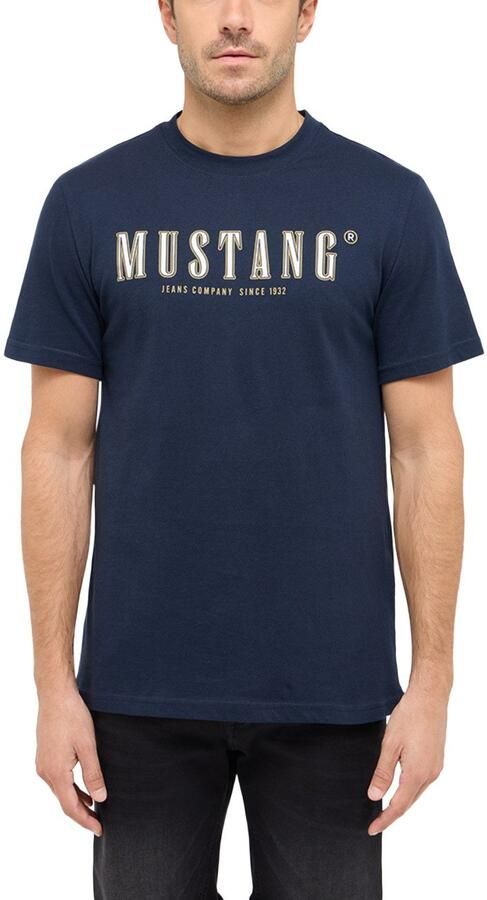 Mustang T-shirt Style Austin met logoprint - Foto 3