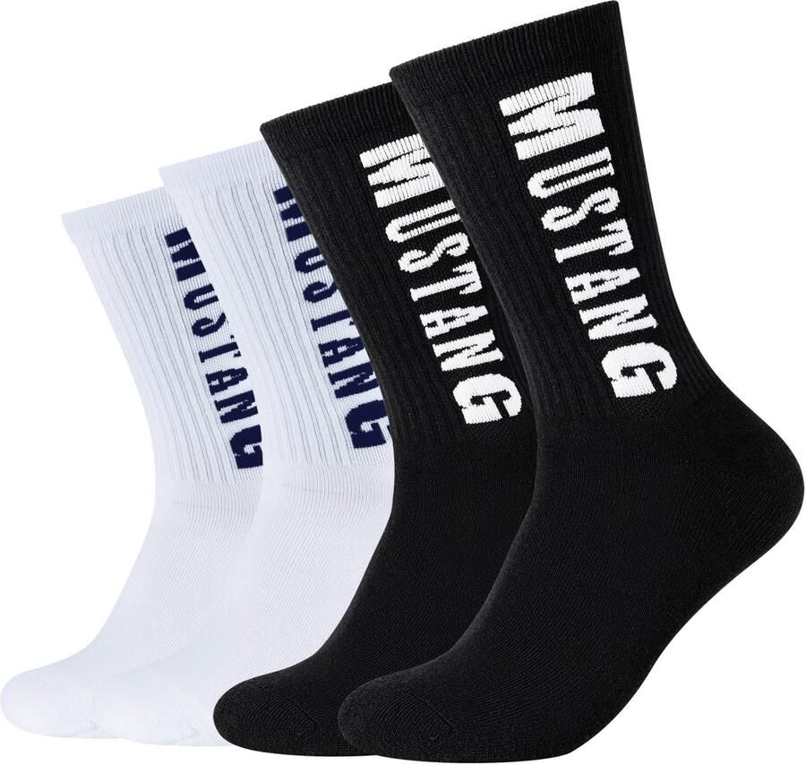 Mustang Tennissokken Casual zachte comfortband ade d (4 paar)