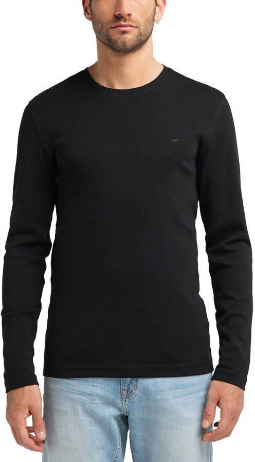 Mustang Shirt met lange mouwen Style Anton B Basic