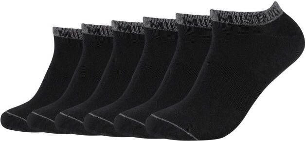 Mustang Sneakersokken Casual met zacht materiaalmix (6 paar)