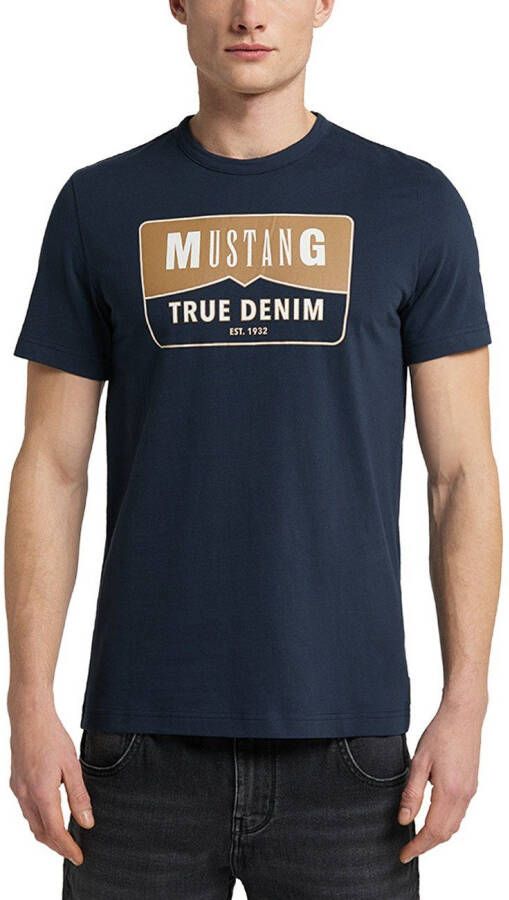 Mustang T-shirt Korte Mouw Alex C Print