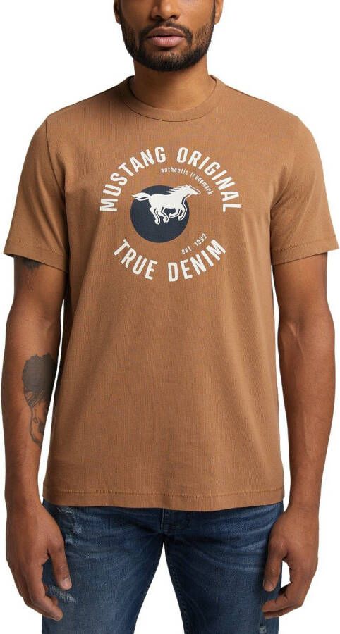 Mustang T-shirt Korte Mouw Alexia C Print