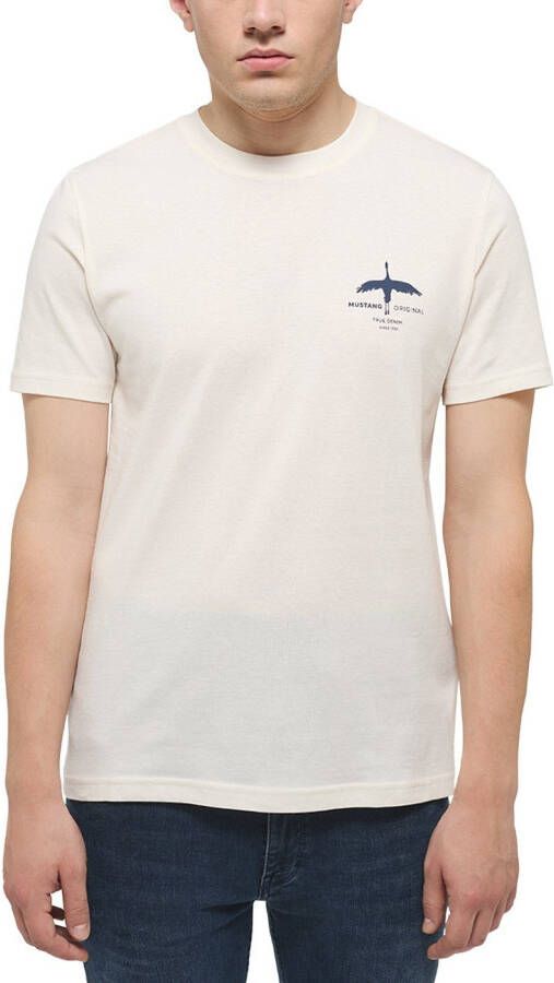 Mustang Shirt met korte mouwen Shirt met print
