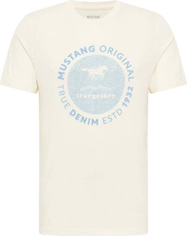 Mustang Shirt met korte mouwen T-shirt Print-Shirt