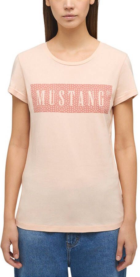 Mustang Shirt met korte mouwen Shirt met print-Shirt