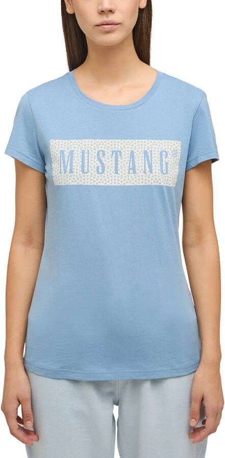 Mustang Shirt met korte mouwen Shirt met print-Shirt