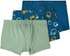 NAME IT KIDS boxershort set van 3 groen/blauw online kopen