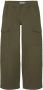 Name it KIDS wide leg cargobroek NKFROSE army groen Meisjes Stretchdenim 164 - Thumbnail 1