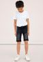 Name it KIDS slim fit jeans bermuda NKMTHEO zwart Denim short Jongens Stretchdenim 128 - Thumbnail 3