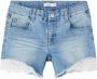 Name it KIDS regular fit jeans short NKFSALLI stonewashed Denim short Blauw Meisjes Stretchdenim 134 - Thumbnail 2