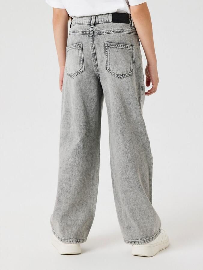 Name It 5-pocket jeans NKFROSE voor meisjes met destroyed-effect en hoge tailleband - Foto 6