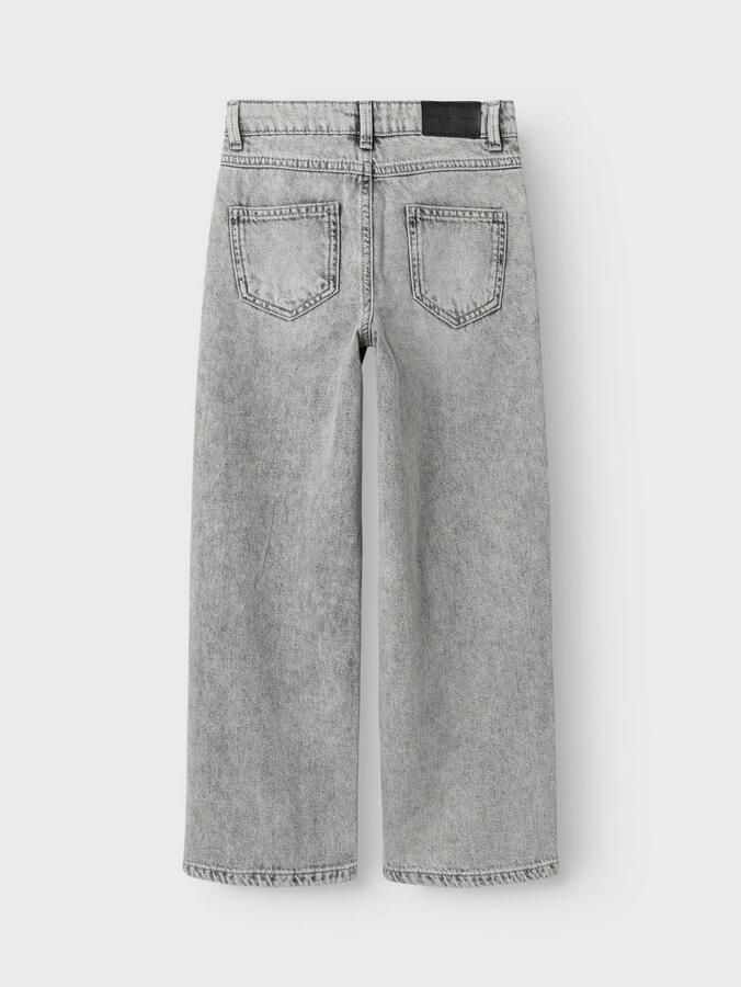 Name It 5-pocket jeans NKFROSE voor meisjes met destroyed-effect en hoge tailleband - Foto 8