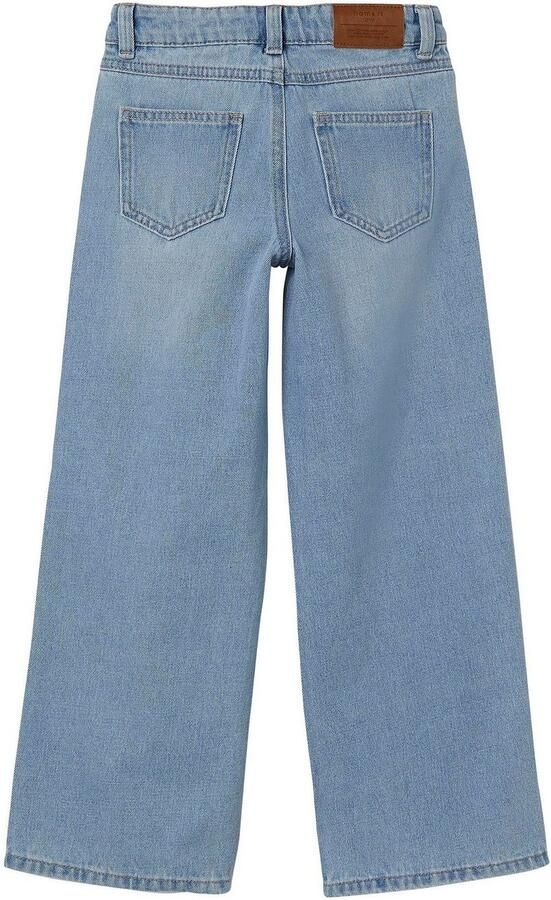 Name It 5-pocket jeans NKFROSE voor meisjes met destroyed-effect en hoge tailleband - Foto 4