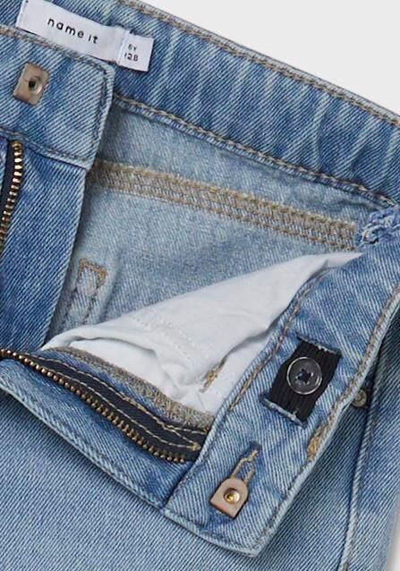 Name It 5-pocket jeans NKFROSE voor meisjes met destroyed-effect en hoge tailleband - Foto 5