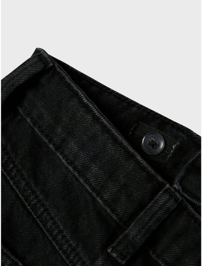 Name It 5-pocket jeans NKFROSE voor meisjes met destroyed-effect en hoge tailleband - Foto 3