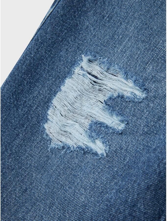 Name It 5-pocket jeans NKFROSE voor meisjes met destroyed-effect en hoge tailleband - Foto 9