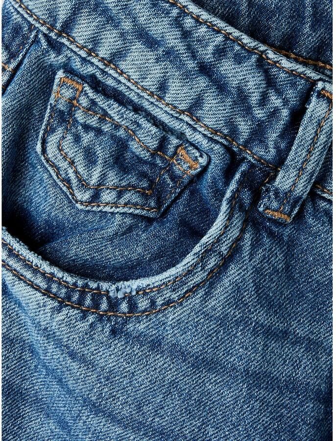 Name It 5-pocket jeans NKFROSE voor meisjes met destroyed-effect en hoge tailleband - Foto 3
