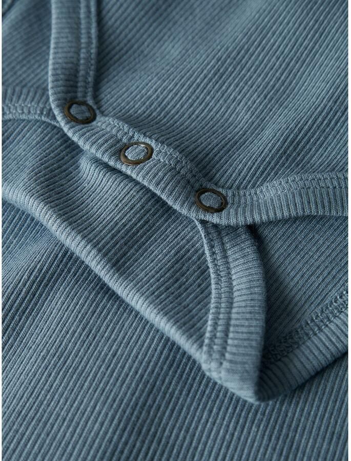 Name It Body met korte mouwen NBMKAB SS BODY NOOS Katoenmix korte mouw knoopdetails