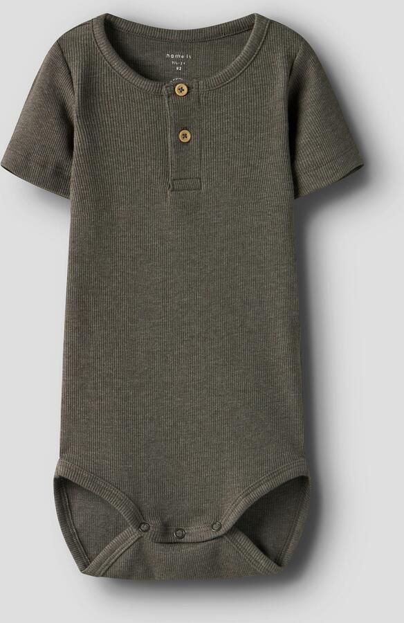 Name It Body met korte mouwen NBMKAB SS BODY NOOS Katoenmix korte mouw knoopdetails - Foto 2