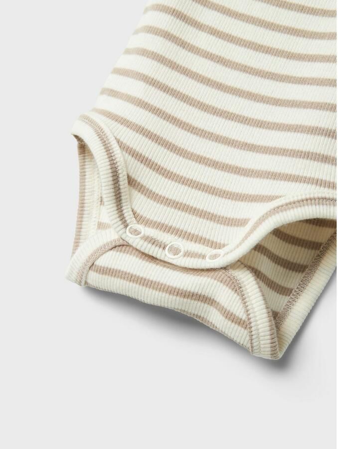 Name It Body met korte mouwen NBNBANI SS BODY NOOS Katoenmix jersey rib kwaliteit