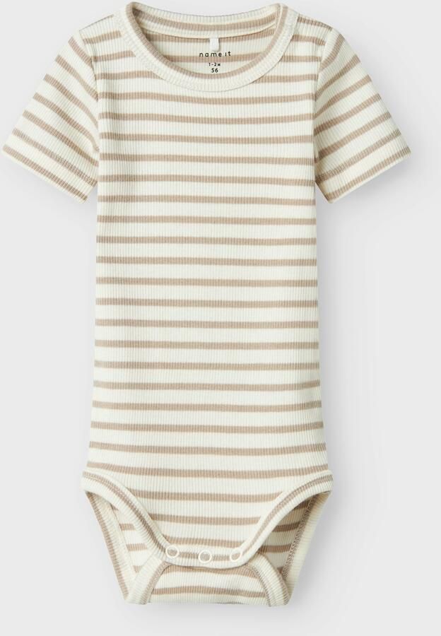 Name It Body met korte mouwen NBNBANI SS BODY NOOS Katoenmix jersey rib kwaliteit - Foto 2