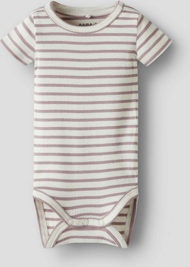 Name It Body met korte mouwen NBNBANI SS BODY NOOS Katoenmix jersey rib kwaliteit - Foto 2
