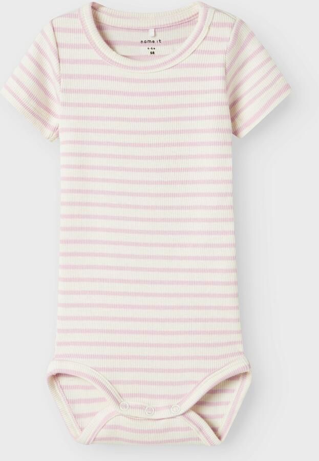 Name It Body met korte mouwen NBNBANI SS BODY NOOS Katoenmix jersey rib kwaliteit - Foto 2