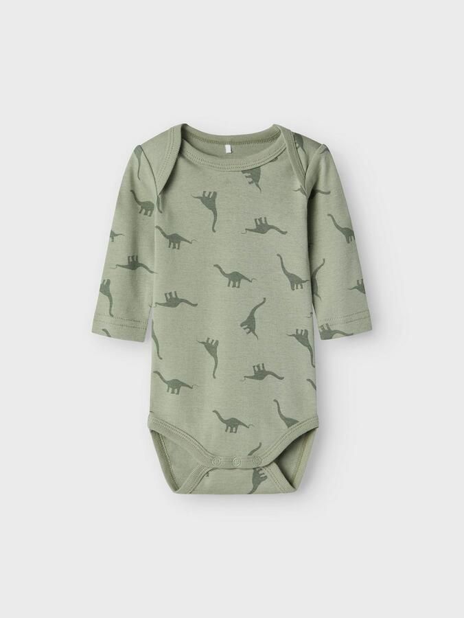 Name It Body met lange mouwen NBMBODY 3P LS GREEN DINO NOOS (set 3-delig) - Foto 5