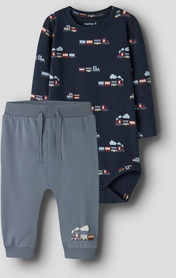 Name It Body met lange mouwen NBMVROELS LS BODY SET W SCARF (set 3-delig) - Foto 6