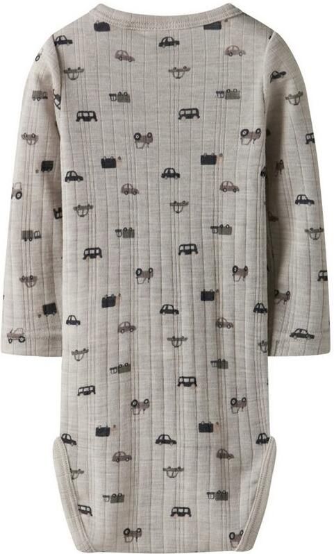 Name It Body met lange mouwen NBMWANG WOOL NEEDLE LS BODY NOOS - Foto 3