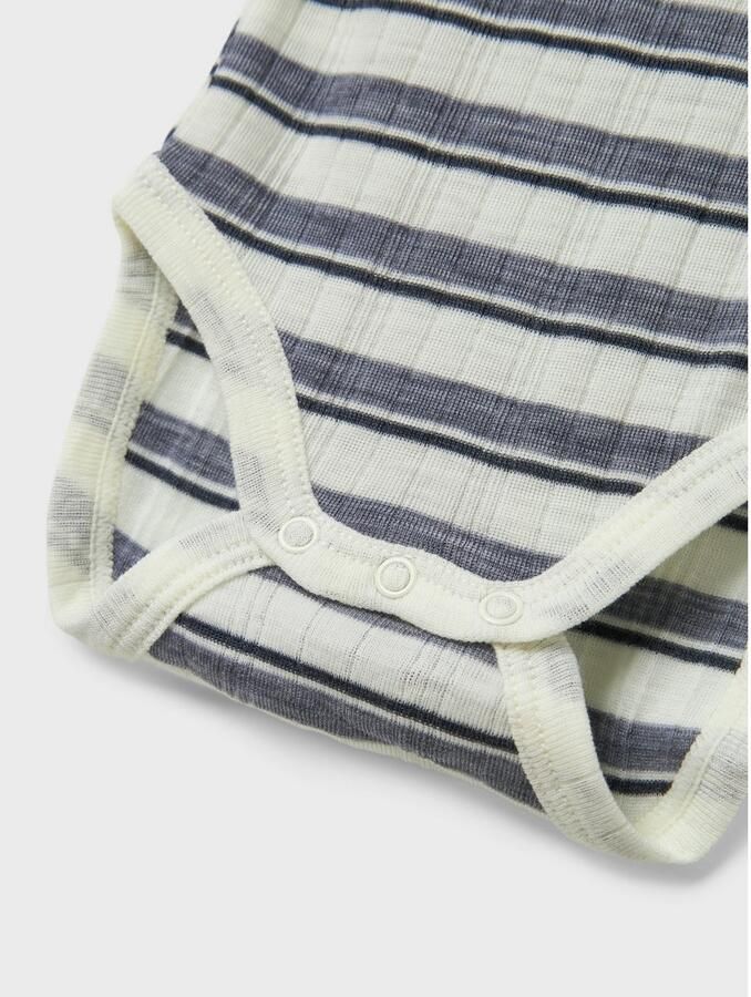 Name It Body met lange mouwen NBMWANG WOOL NEEDLE LS BODY NOOS