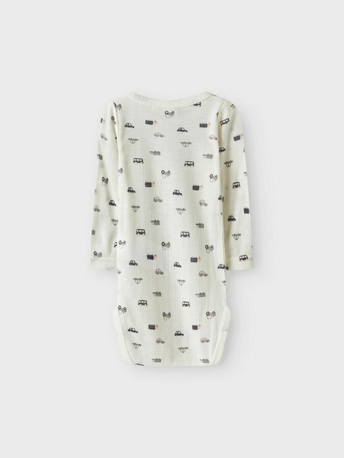Name It Body met lange mouwen NBMWANG WOOL NEEDLE LS BODY NOOS - Foto 3