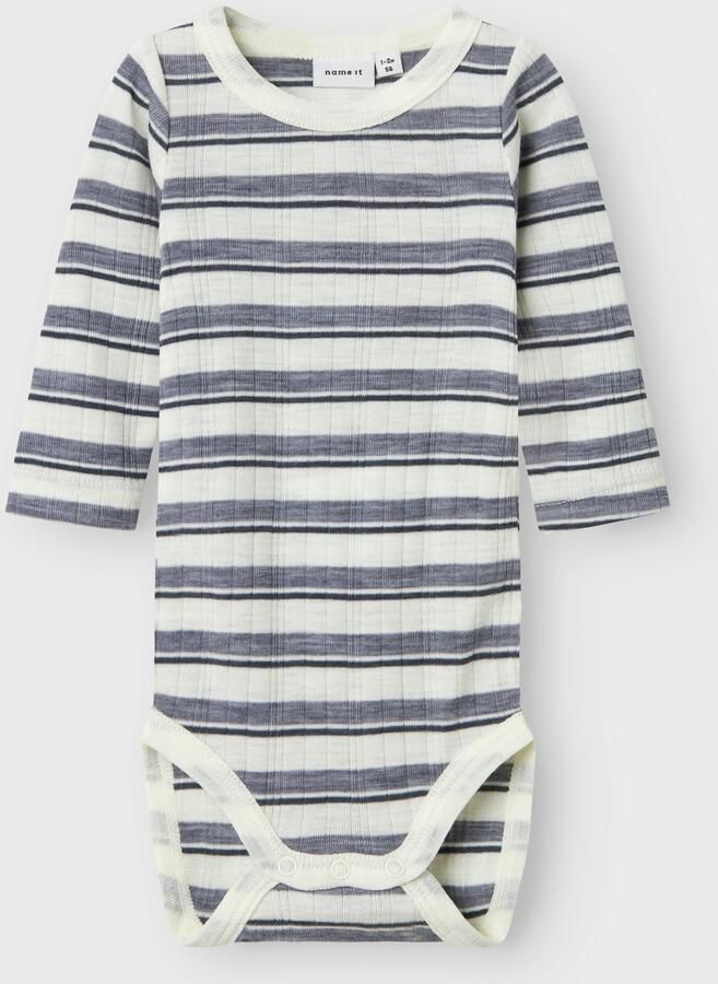 Name It Body met lange mouwen NBMWANG WOOL NEEDLE LS BODY NOOS - Foto 2
