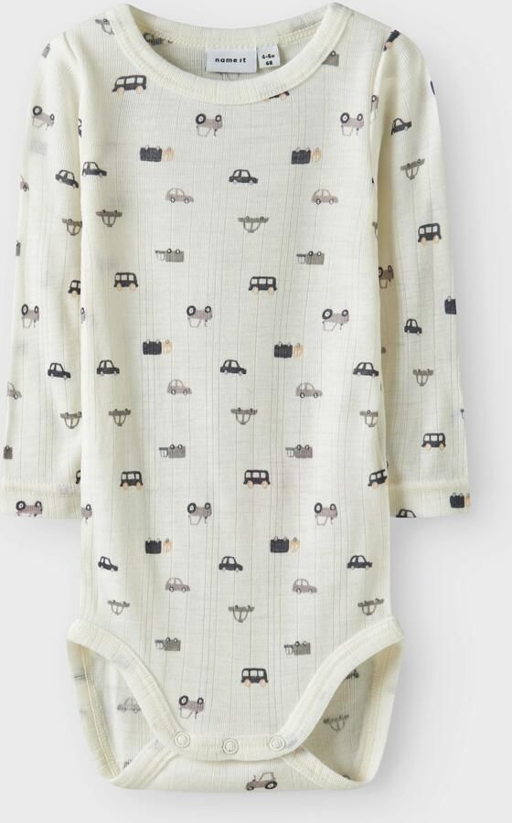 Name It Body met lange mouwen NBMWANG WOOL NEEDLE LS BODY NOOS - Foto 2